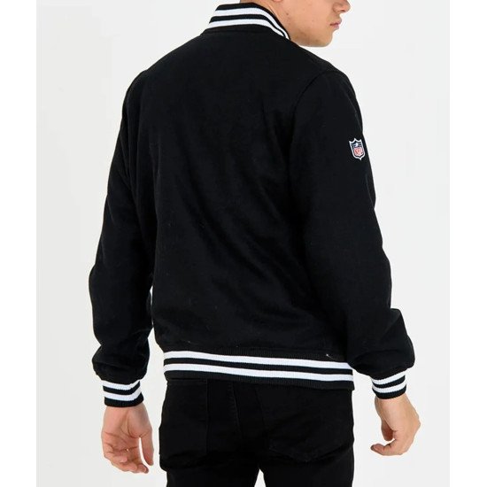 Las Vegas Raiders Team Black Bomber Jacket
