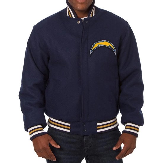 Los Angeles Chargers Embroidered Varsity Wool Jacket