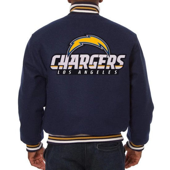 Los Angeles Chargers Embroidered Varsity Wool Jacket