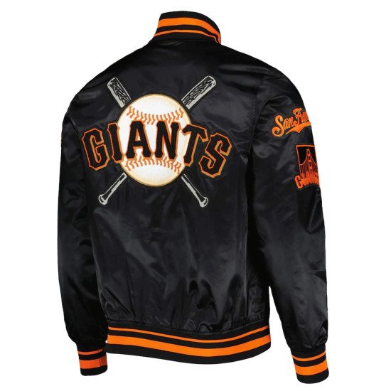 Mash Up San Francisco Giants Black Jacket