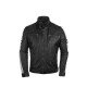 Men's Cafe Racer Vintage Style Leather Biker Jacket