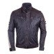 Men's Cafe Racer Vintage Style Leather Biker Jacket