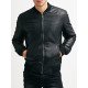 Mens Real Sheepskin Leather Bomber Jacket