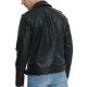 Men’s Black Leather Motorcycle Jacket