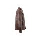 Men’s Classic Vintage Style Brown Leather Jacket