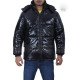 Men’s Hooded Puffer Black Jacket