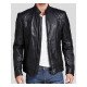 Men’s Quilted Leather Biker Jacket